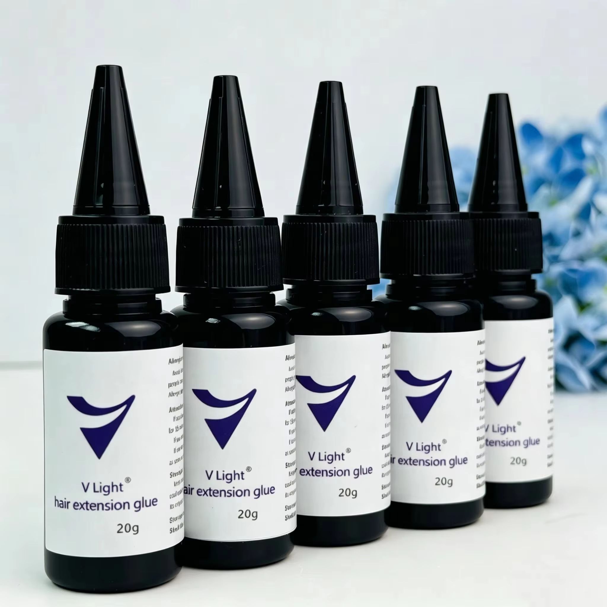 Liquid Uv Glue Kit - UV Light Hair Extension Glue Kit,