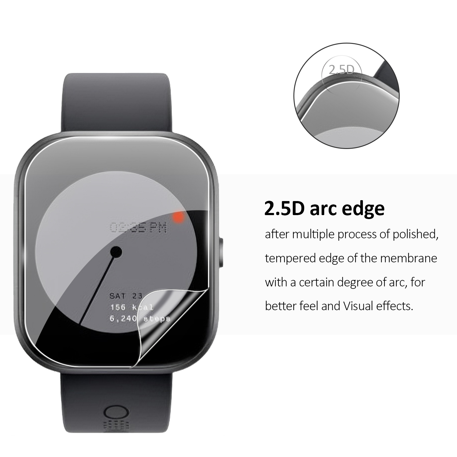 HD Clear TPU Hydraulic Screen  - Smartwatch Screen Film 评论和价格