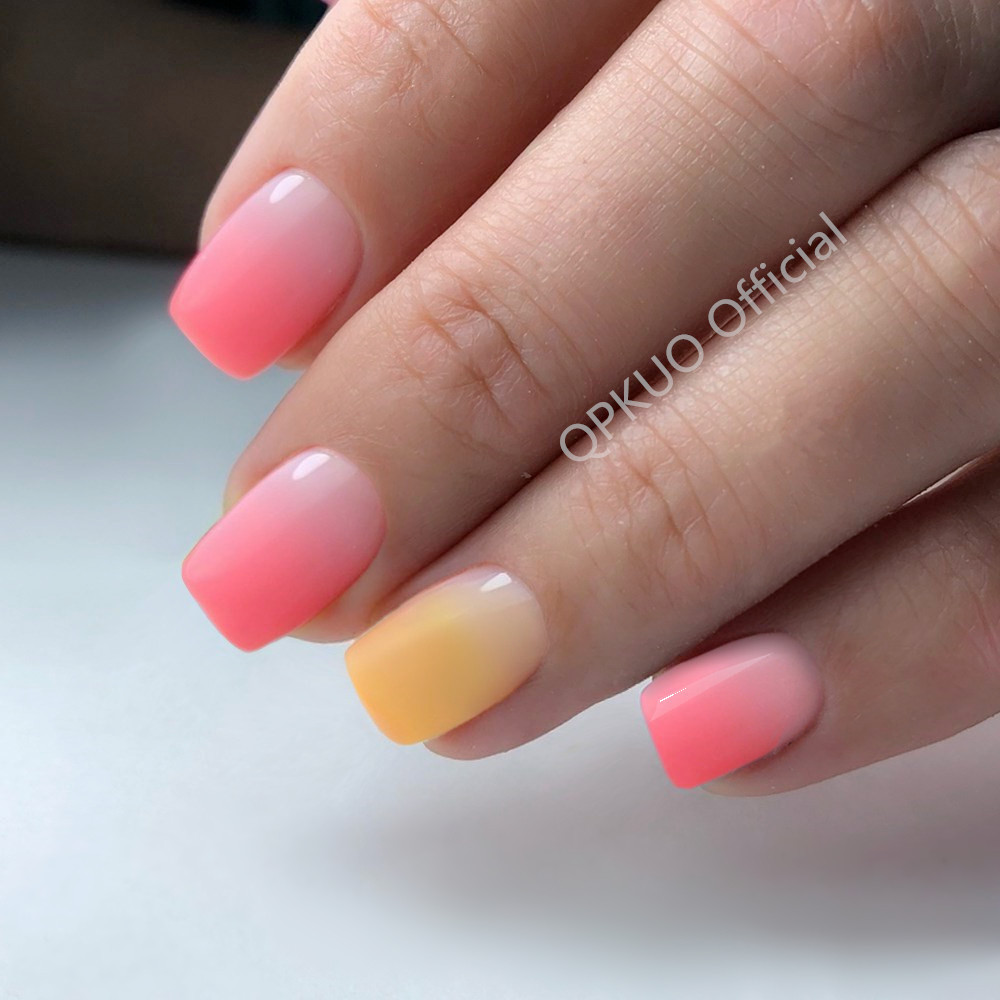 24Pcs Pink French Tip Press On - Full Cover Adhesive 评论和价格