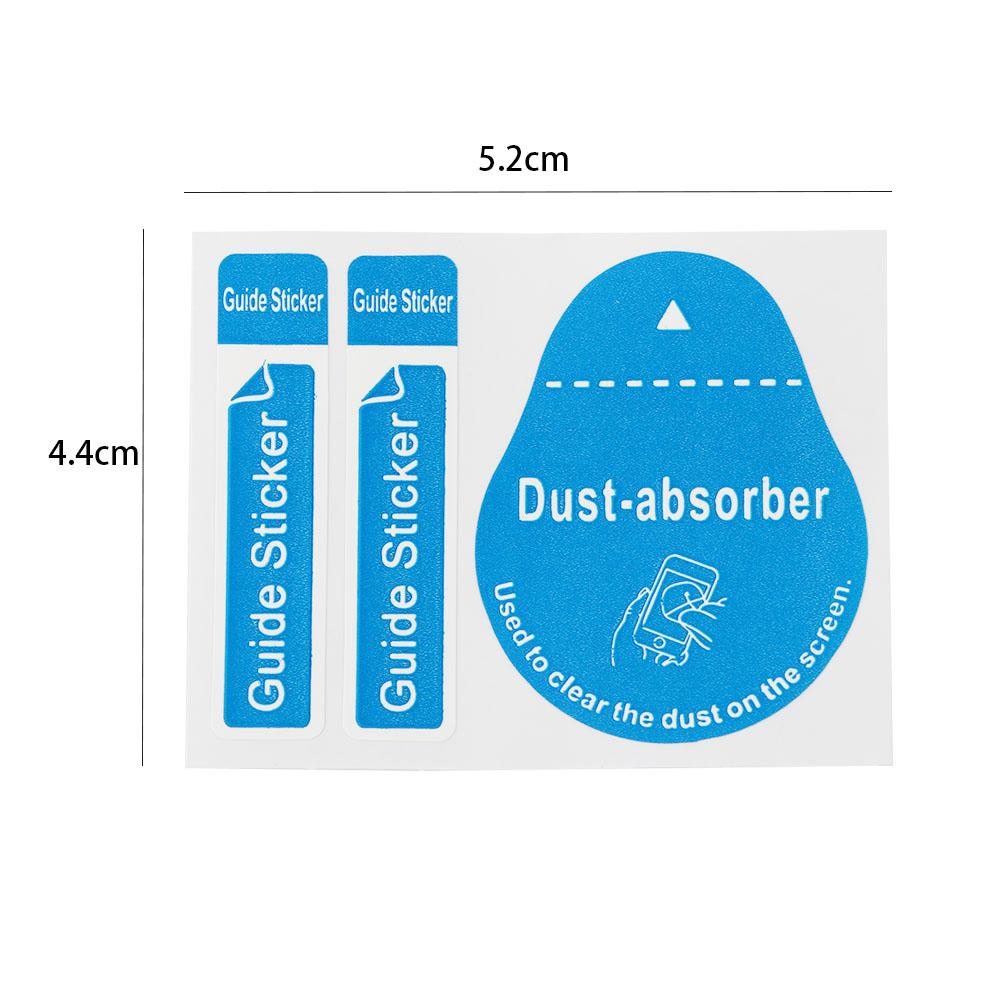PC Tempered Glass Guide Sticke - Dust Removal Sticker 评论和价格