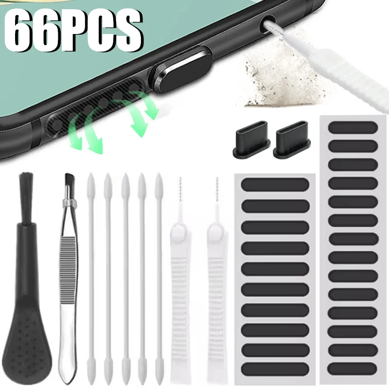 Mobile Phone Charging Port Cle - Dust Removal Sticker 评论和价格